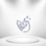 Diamond Titanium Ring