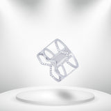 Diamond Titanium Ring