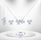 Diamond Titanium Wedding Set