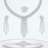 Diamond Titanium Wedding Set