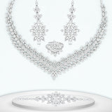 Diamond Titanium Wedding Set