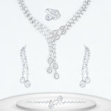 Diamond Titanium Wedding Set