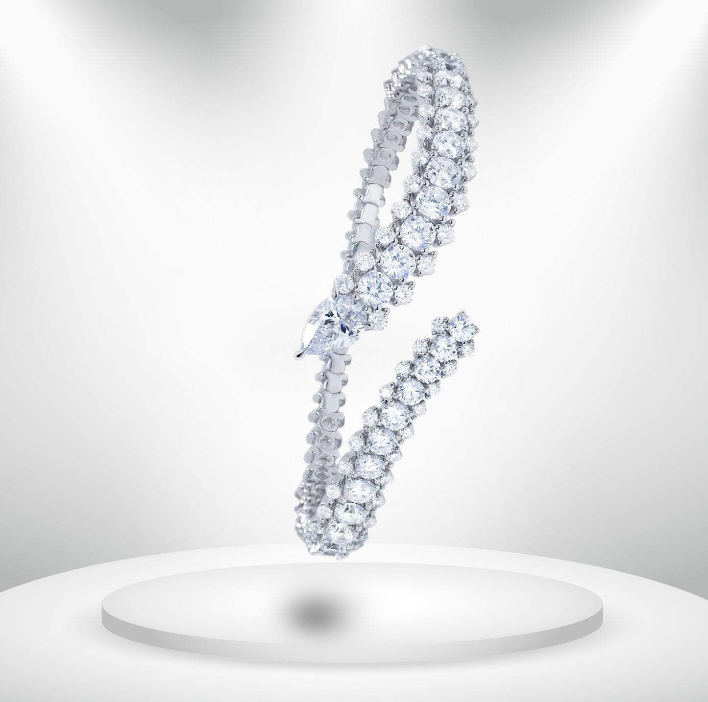 Diamond Titanium Bracelet