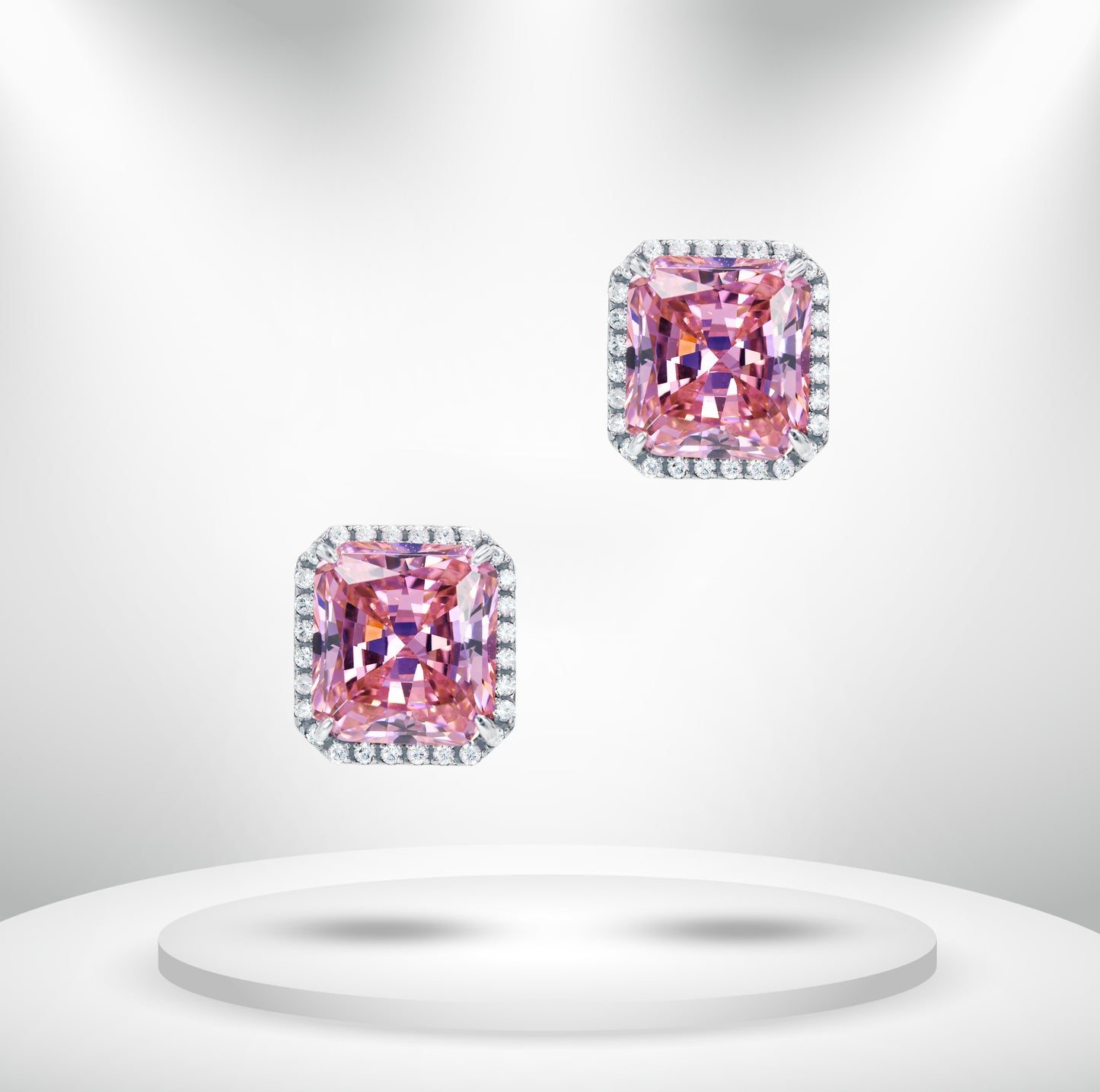 Diamond Titanium Earring