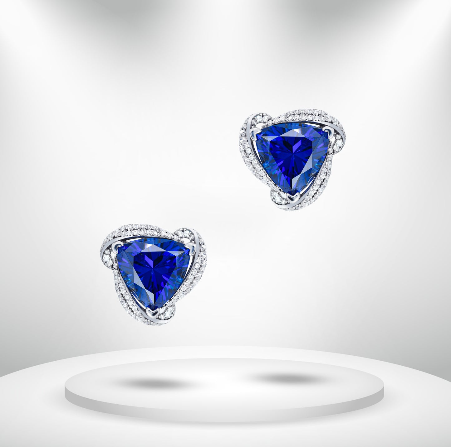 Diamond Titanium Earring