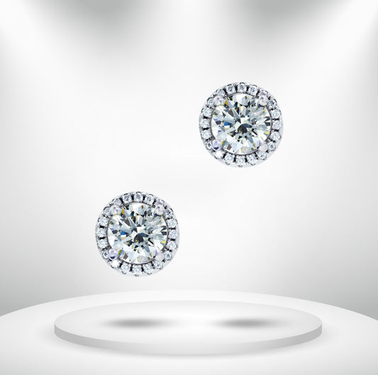Diamond Titanium Earring