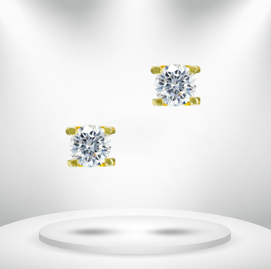Diamond Titanium Earring