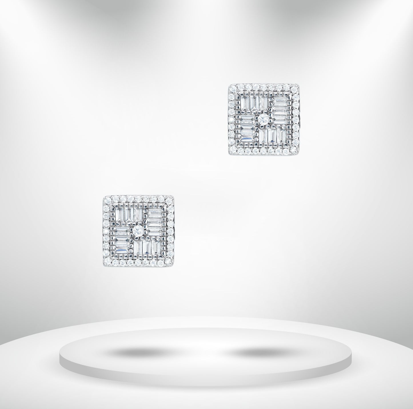 Diamond Titanium Earring