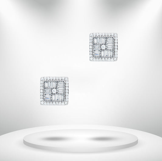 Diamond Titanium Earring