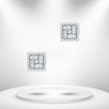 Diamond Titanium Earring