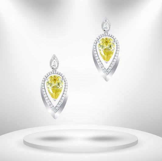 Diamond Titanium Earring