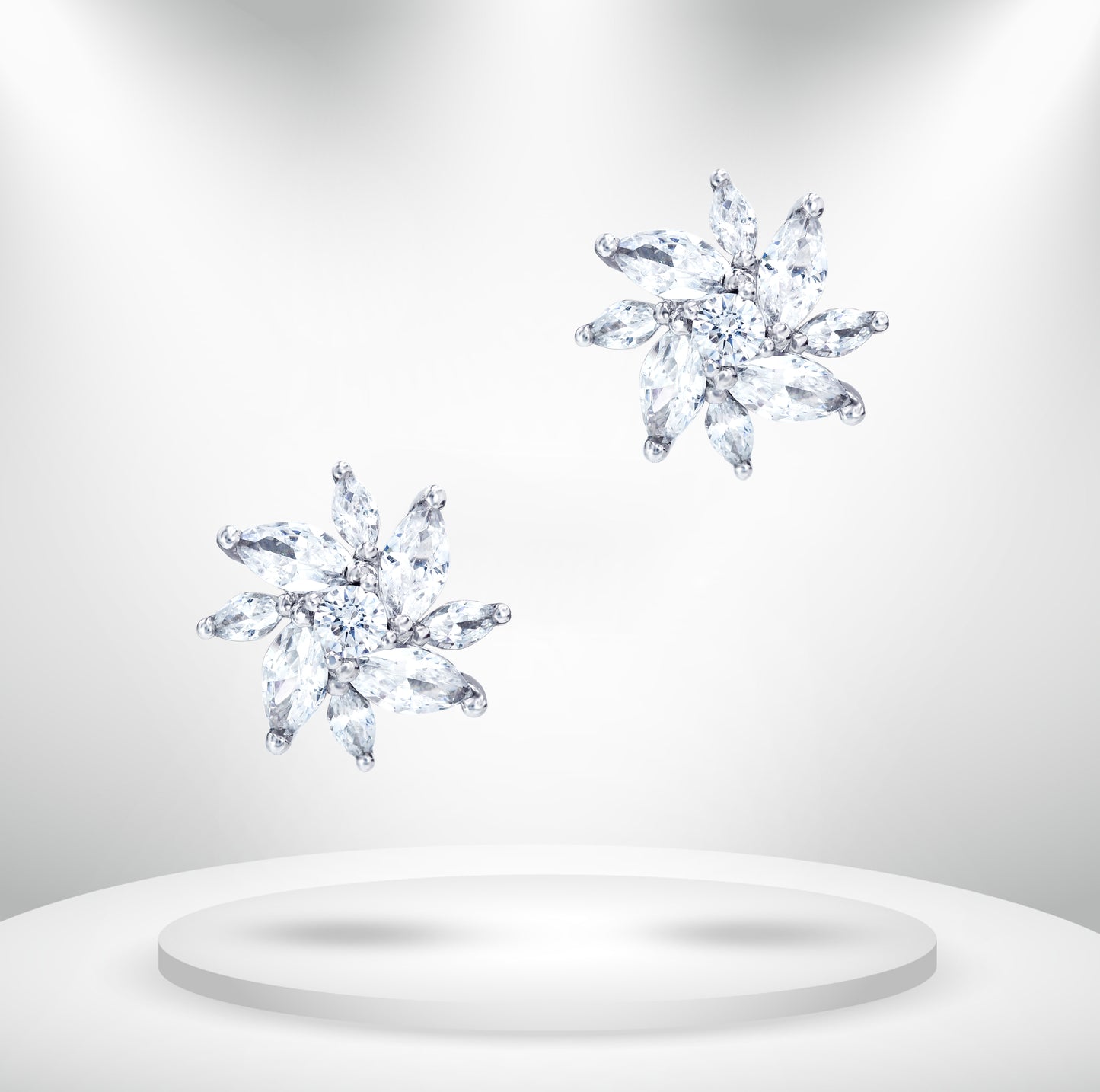 Diamond Titanium Earring