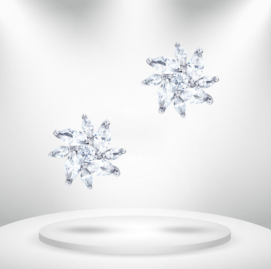 Diamond Titanium Earring