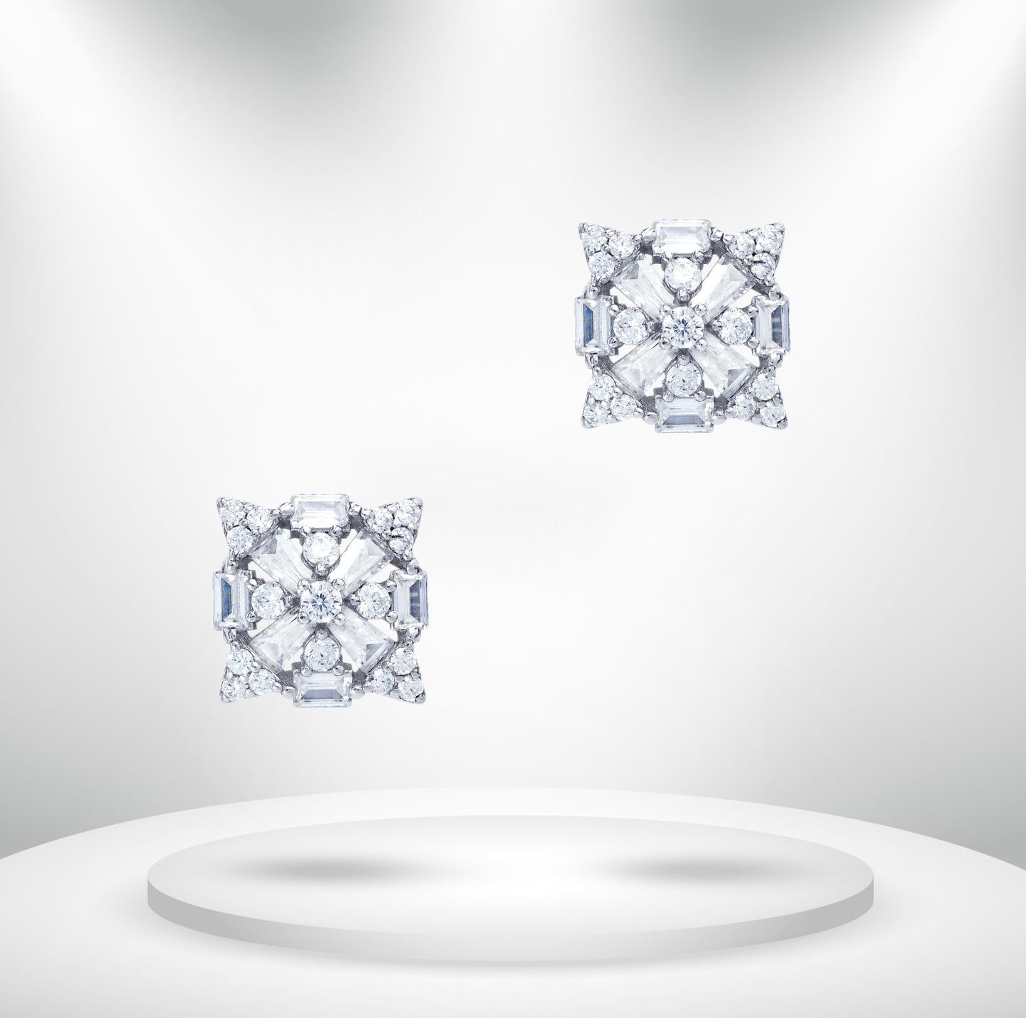 Diamond Titanium Earring