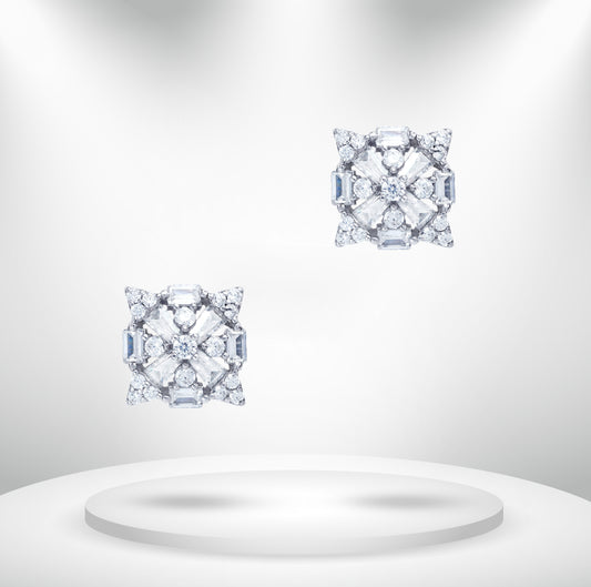 Diamond Titanium Earring