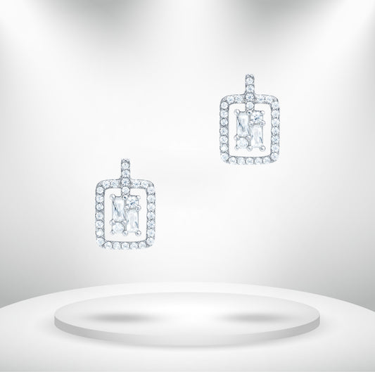 Diamond Titanium Earring