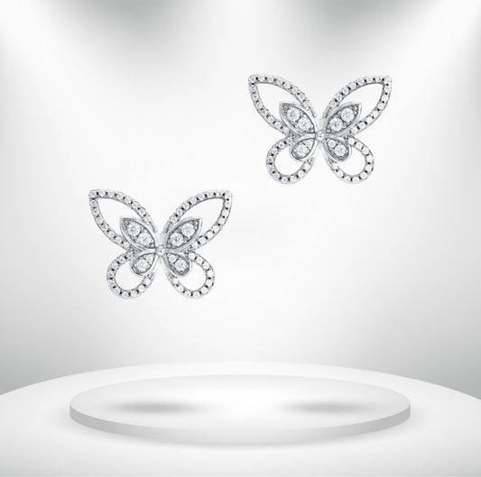 Diamond Titanium Earring