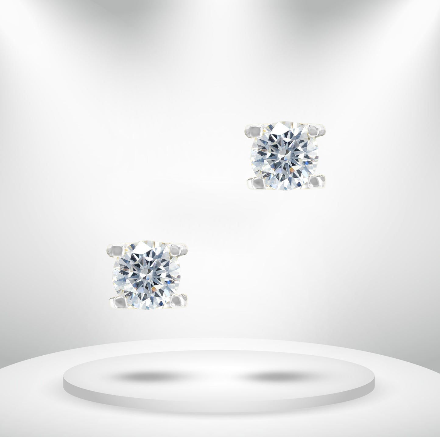 Diamond Titanium Earring