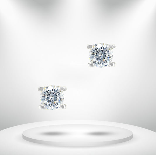 Diamond Titanium Earring