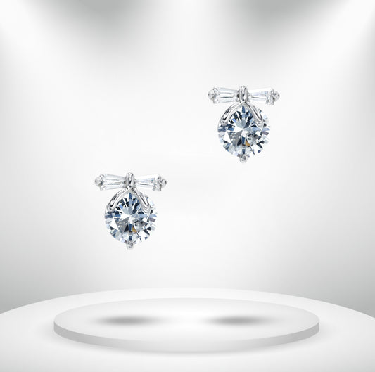 Diamond Titanium Earring