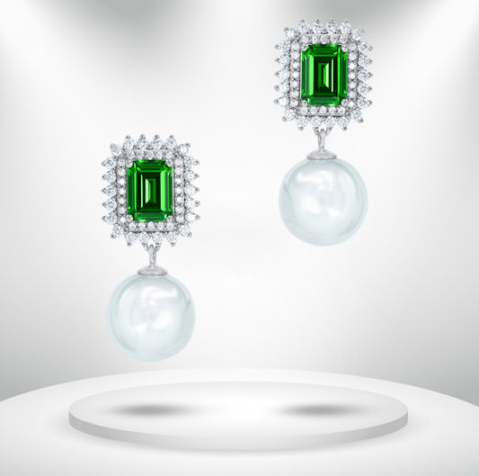 Diamond Titanium Earring