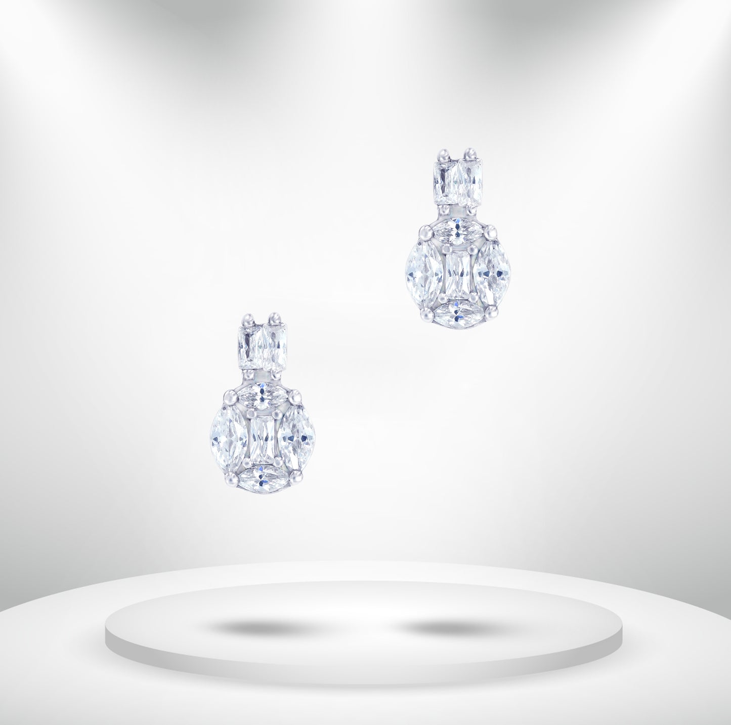 Diamond Titanium Earring