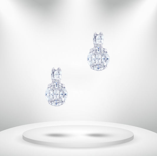 Diamond Titanium Earring