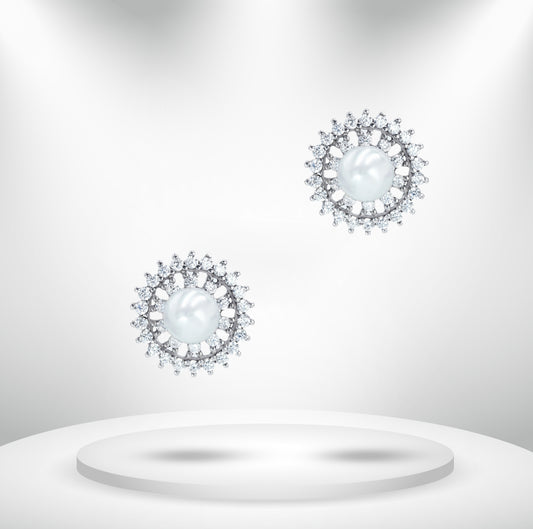 Diamond Titanium Earring