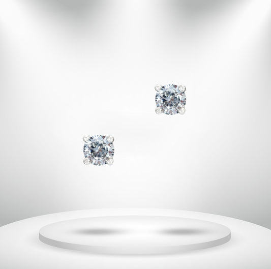 Diamond Titanium Earring