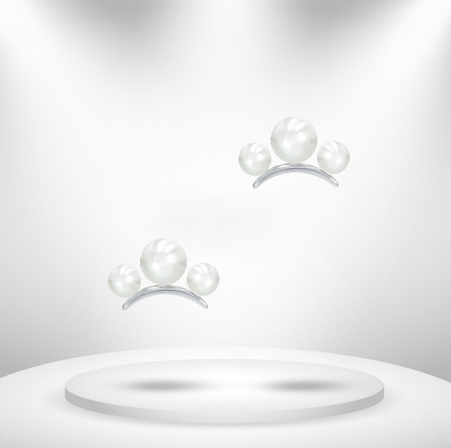 Diamond Titanium Earring