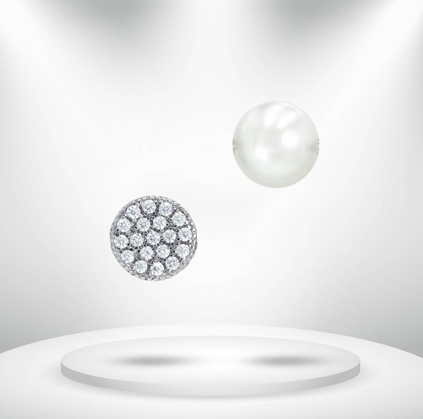 Diamond Titanium Earring