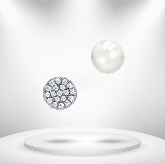 Diamond Titanium Earring