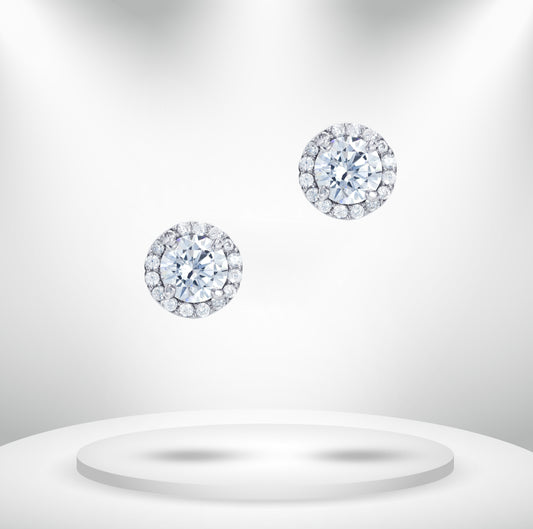 Diamond Titanium Earring