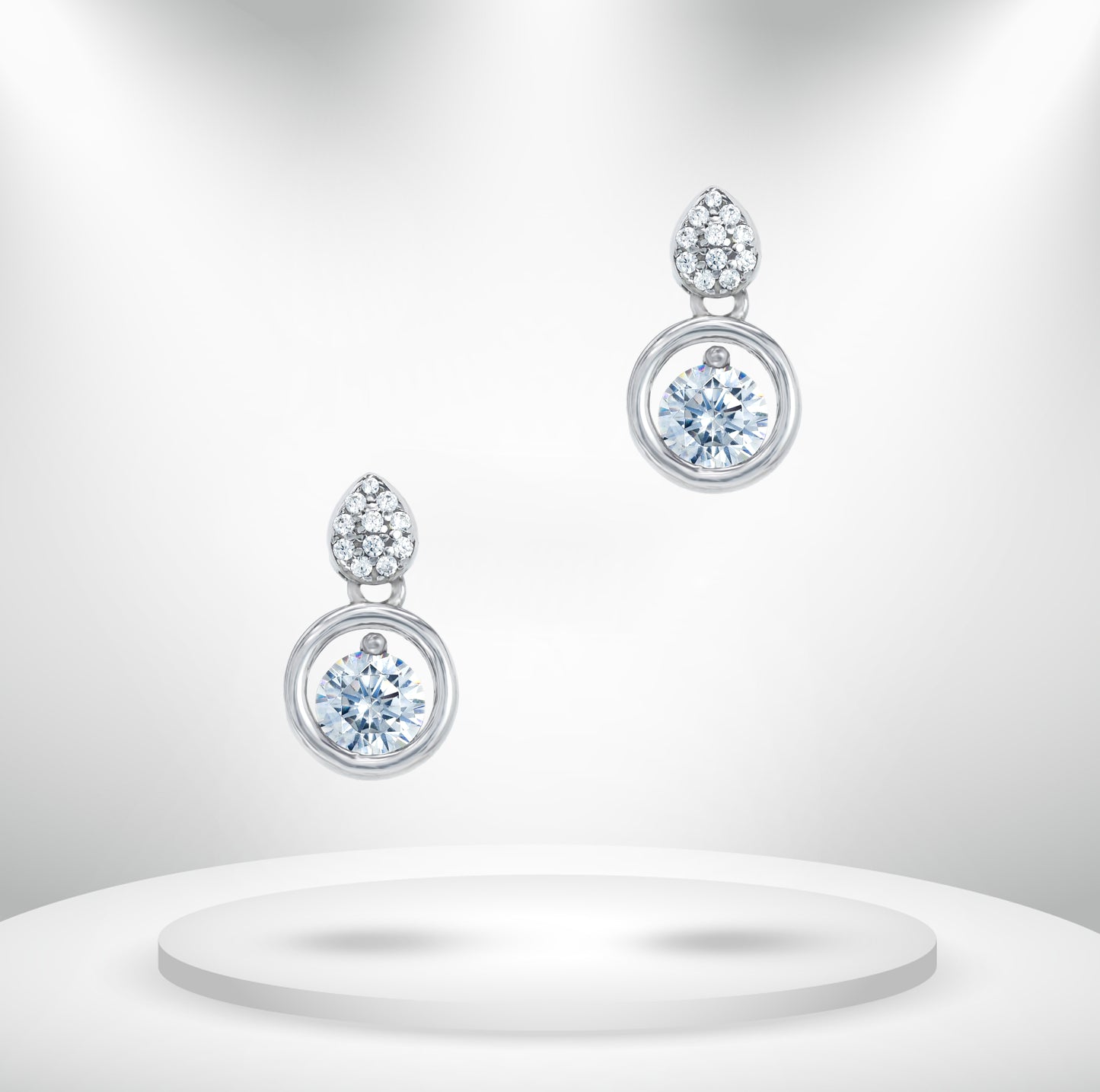 Diamond Titanium Earring
