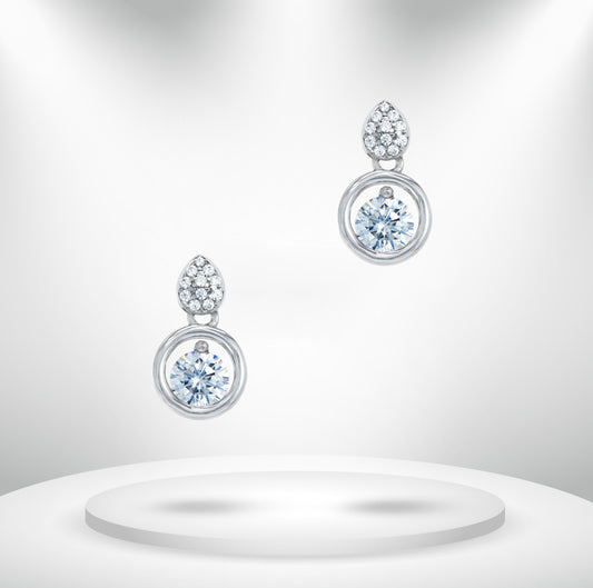Diamond Titanium Earring