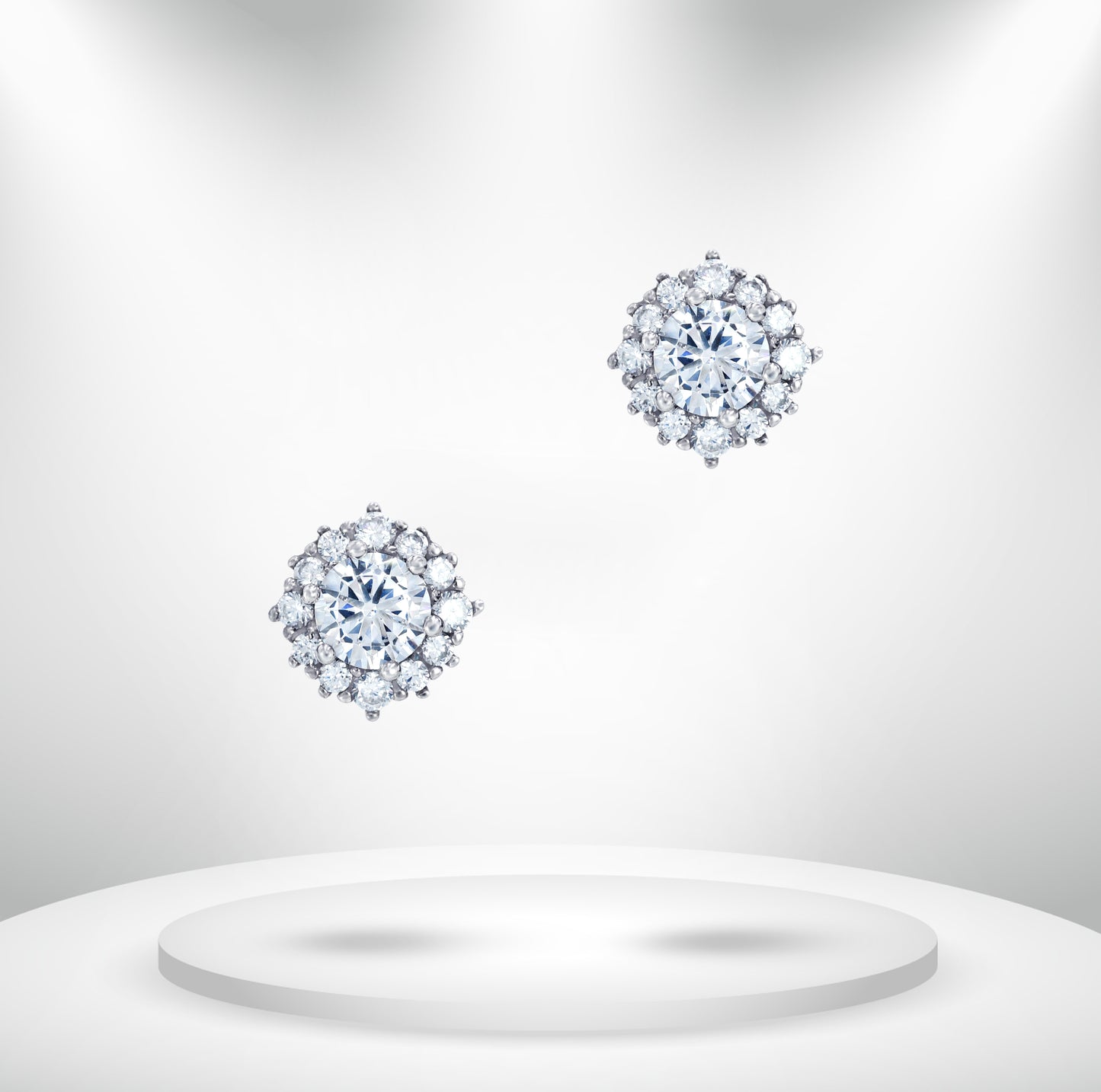 Diamond Titanium Earring