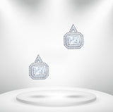 Diamond Titanium Earring