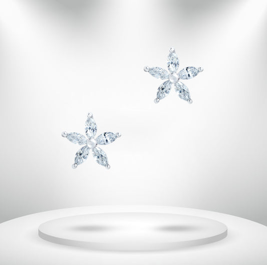 Diamond Titanium Earring