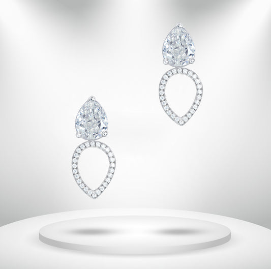 Diamond Titanium Earring