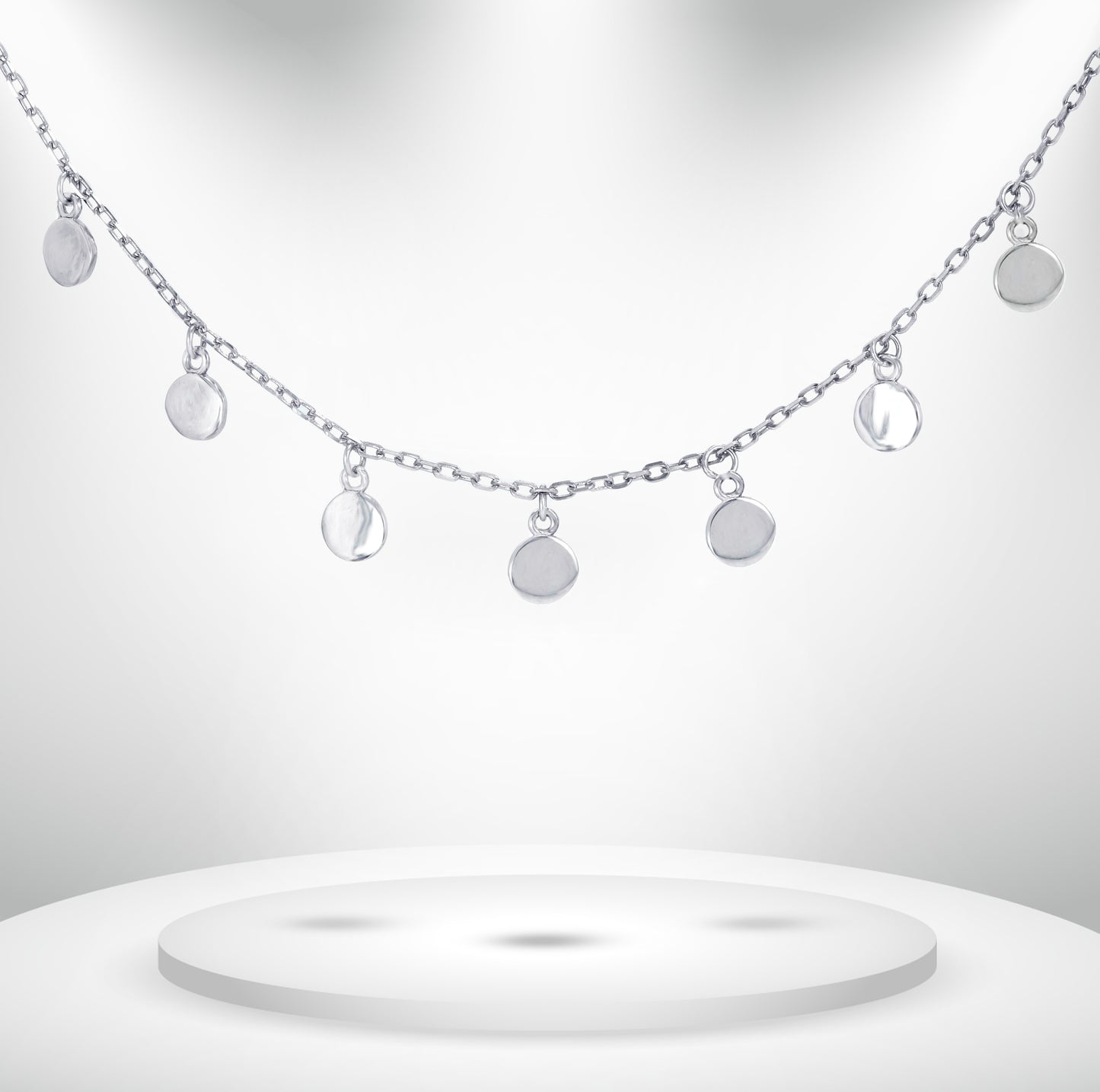 Diamond Titanium Long Necklace