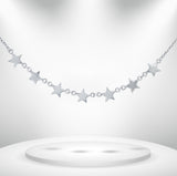 Diamond Titanium Long Necklace