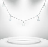 Diamond Titanium Long Necklace