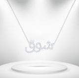 Diamond Titanium Long Necklace