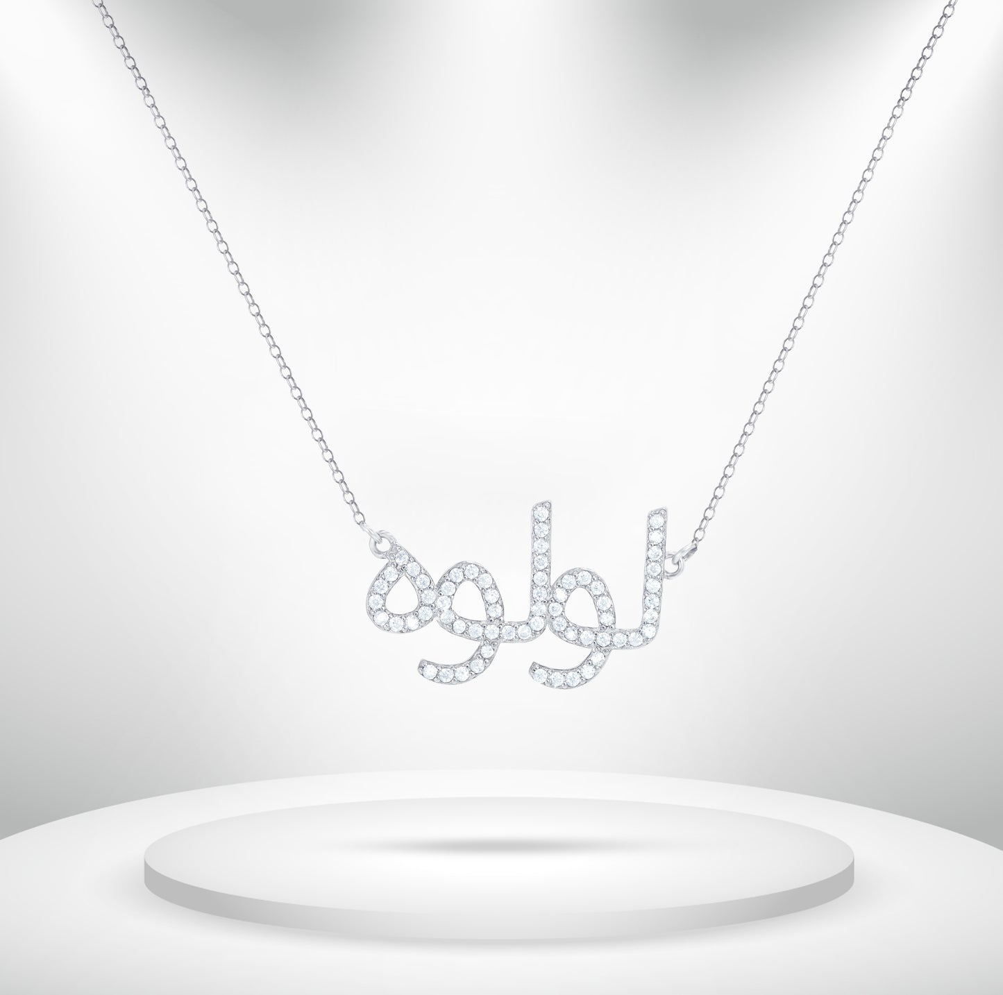Diamond Titanium Long Necklace