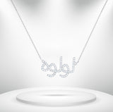 Diamond Titanium Long Necklace