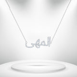 Diamond Titanium Long Necklace
