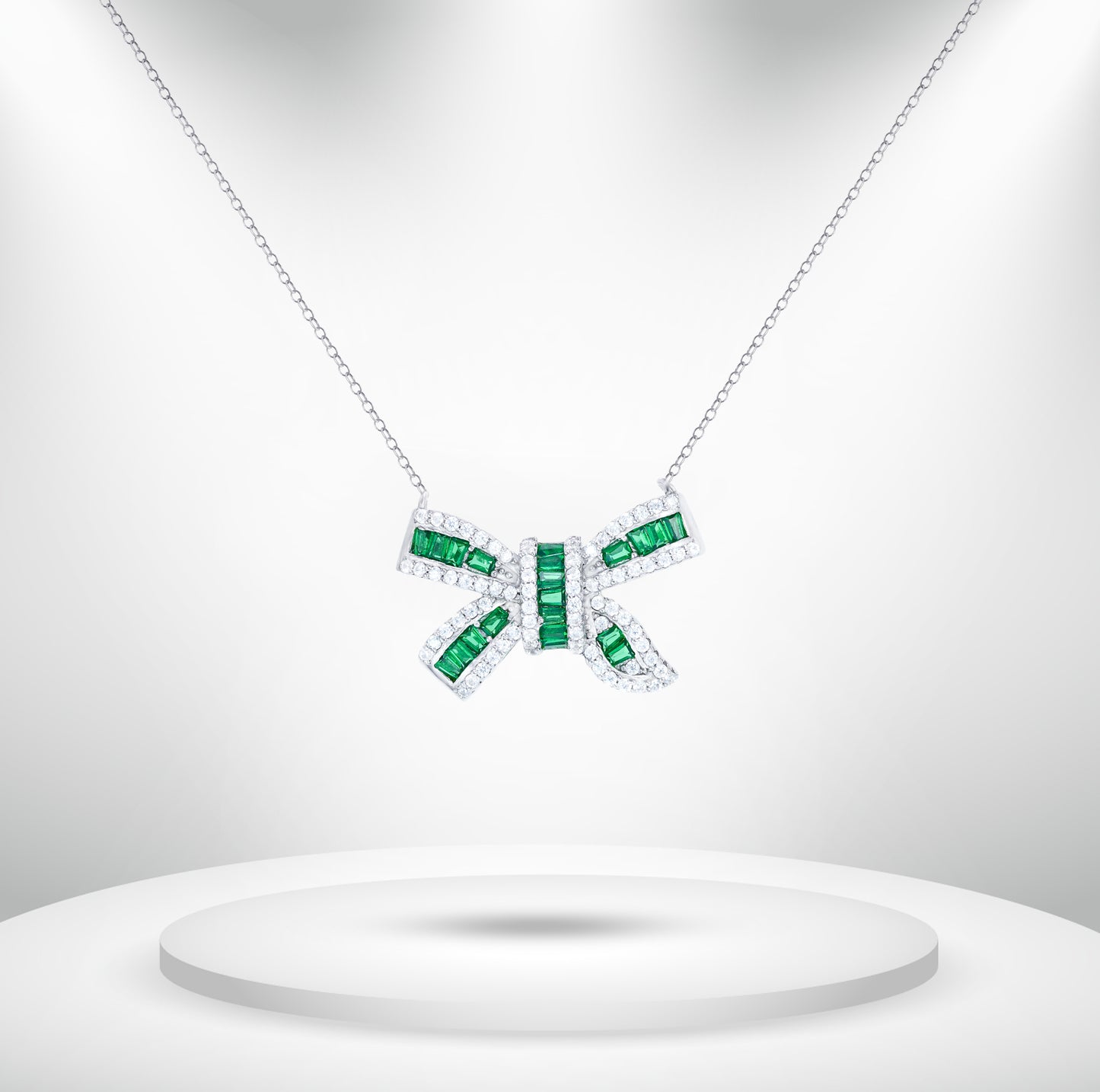 Diamond Titanium Long Necklace