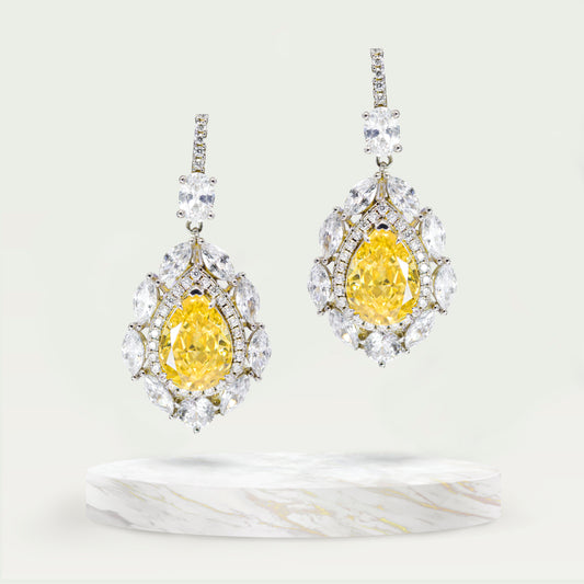 Diamond Titanium Earring
