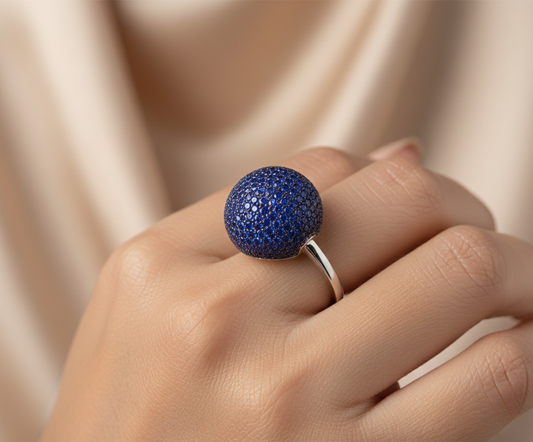 Diamond Titanium Ring