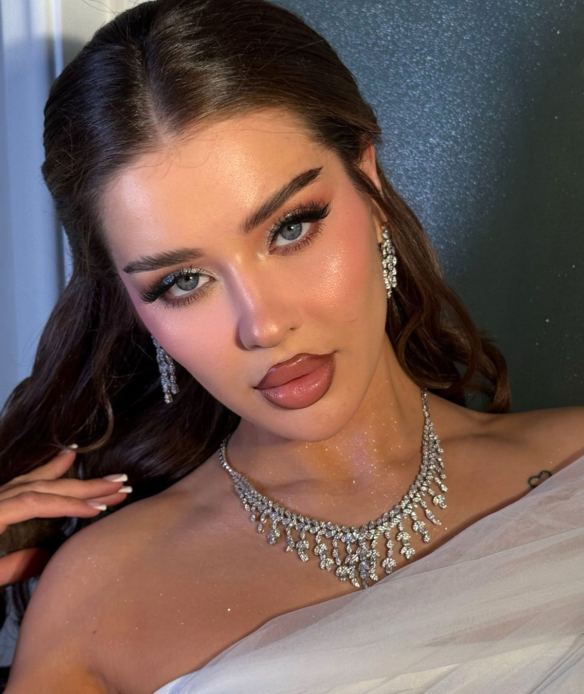 ELEGANT SILVER WEDDING SET | طقم زفاف فضة أنيق